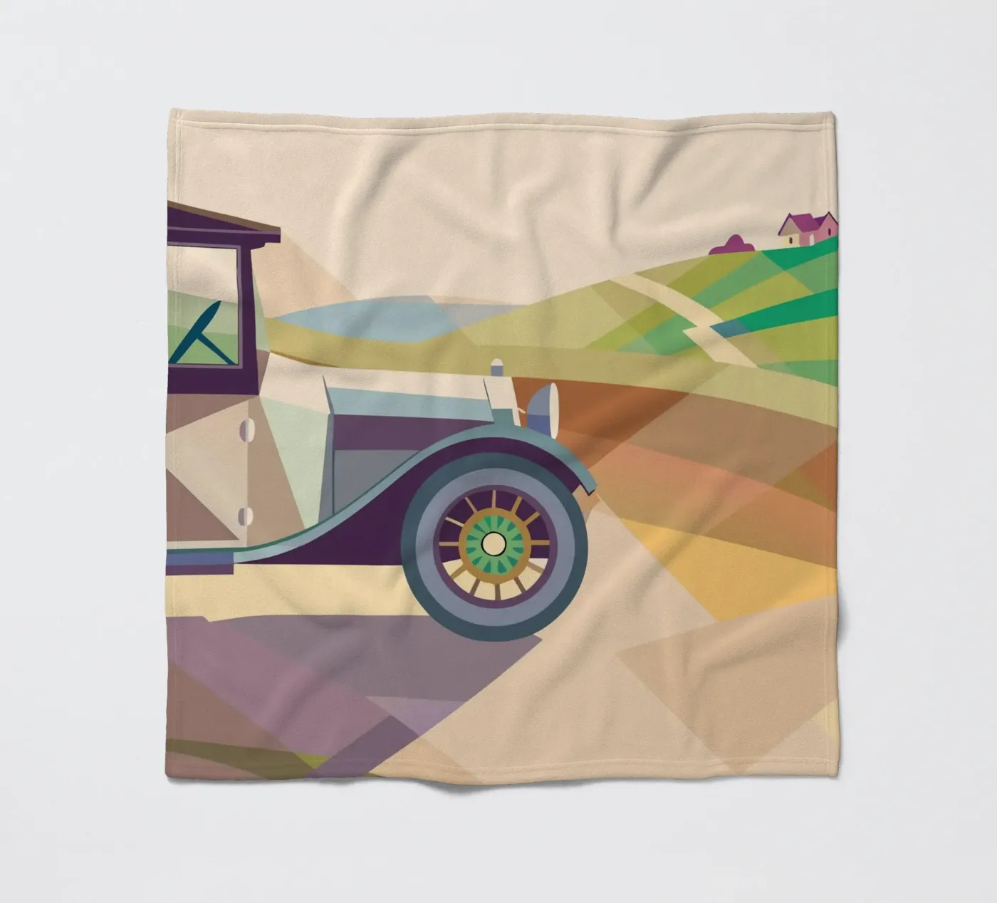 Oldtimer Fleecedecke von POLYGON SPECIAL