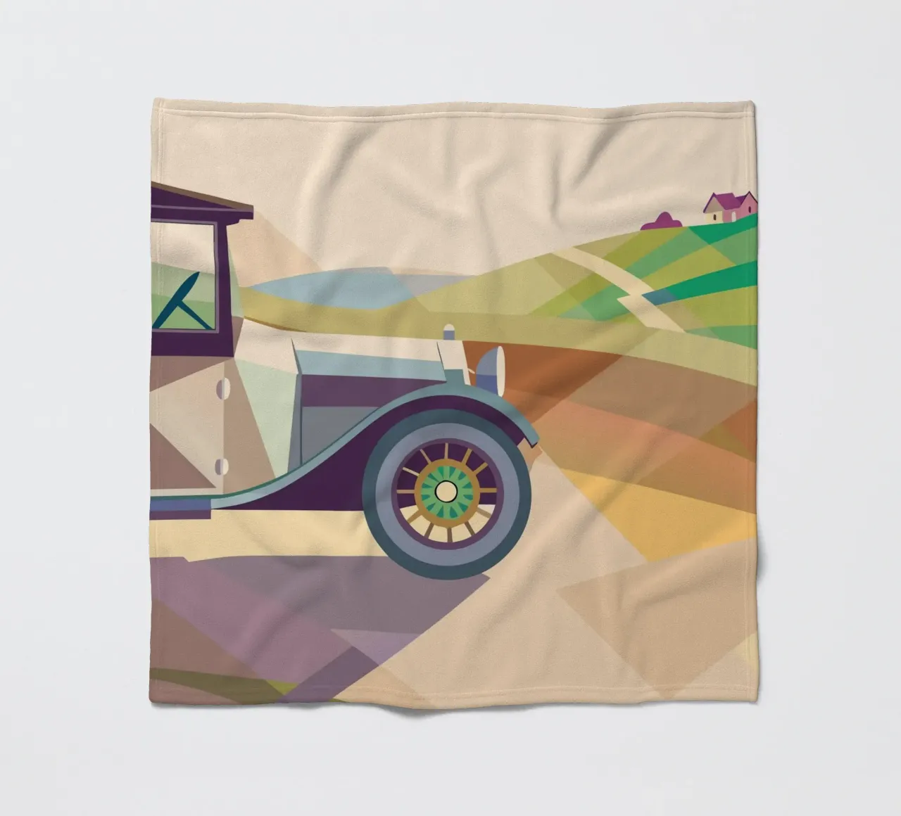 Oldtimer Fleecedecke von POLYGON SPECIAL