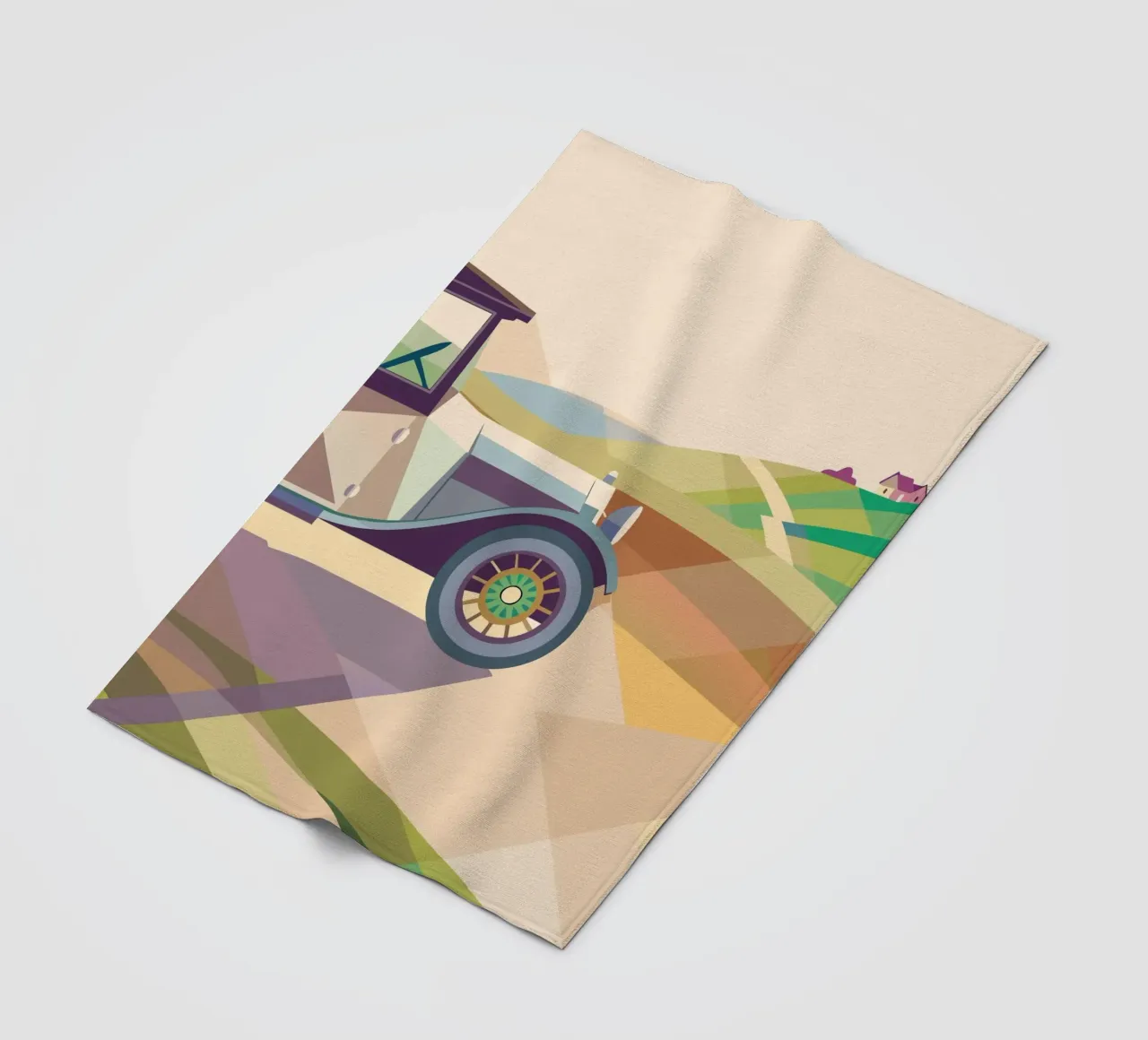 Oldtimer Fleecedecke von POLYGON SPECIAL