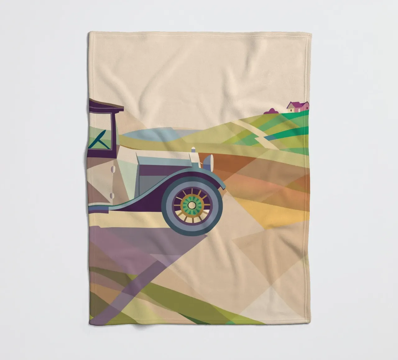 Oldtimer Fleecedecke von POLYGON SPECIAL