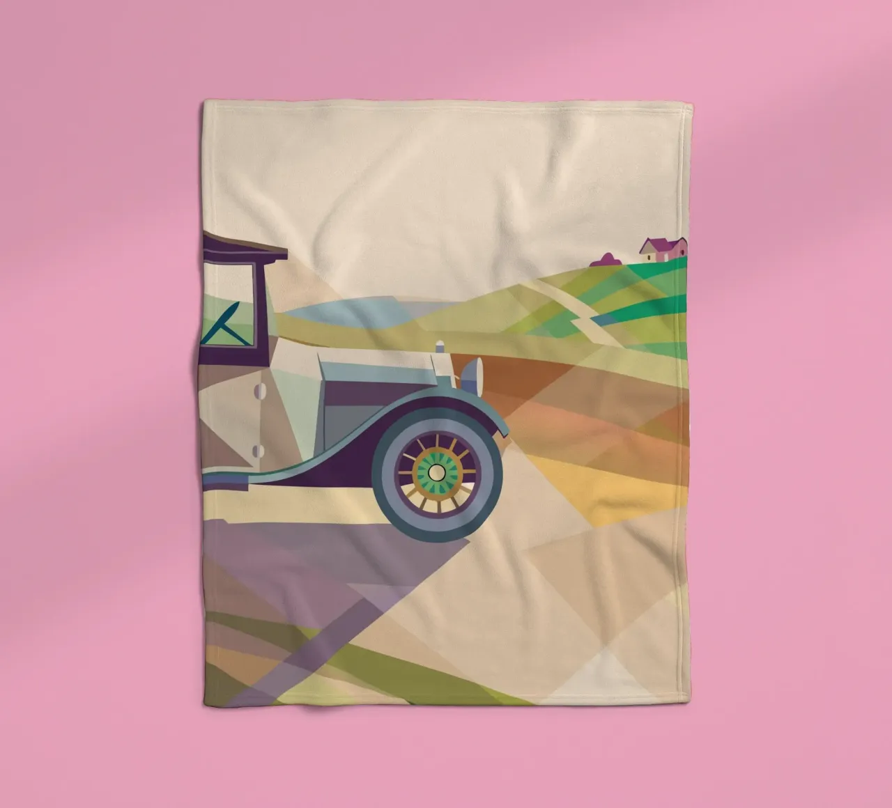 Oldtimer Fleecedecke von POLYGON SPECIAL