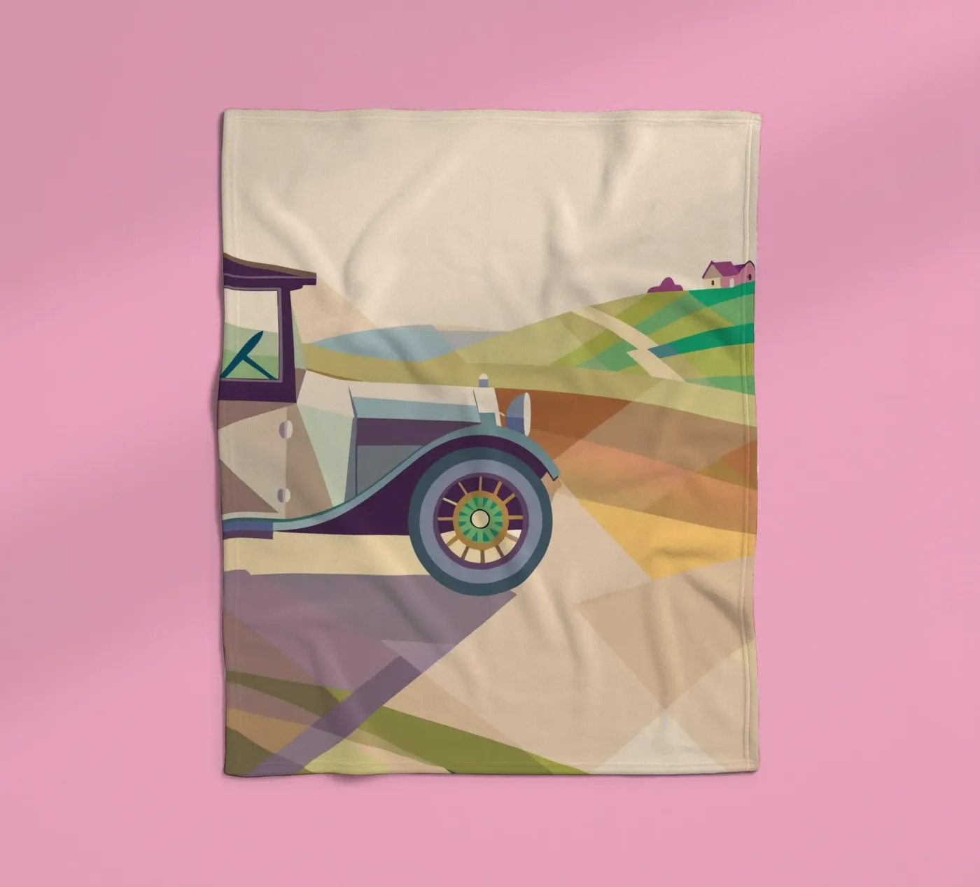 Oldtimer Fleecedecke von POLYGON SPECIAL