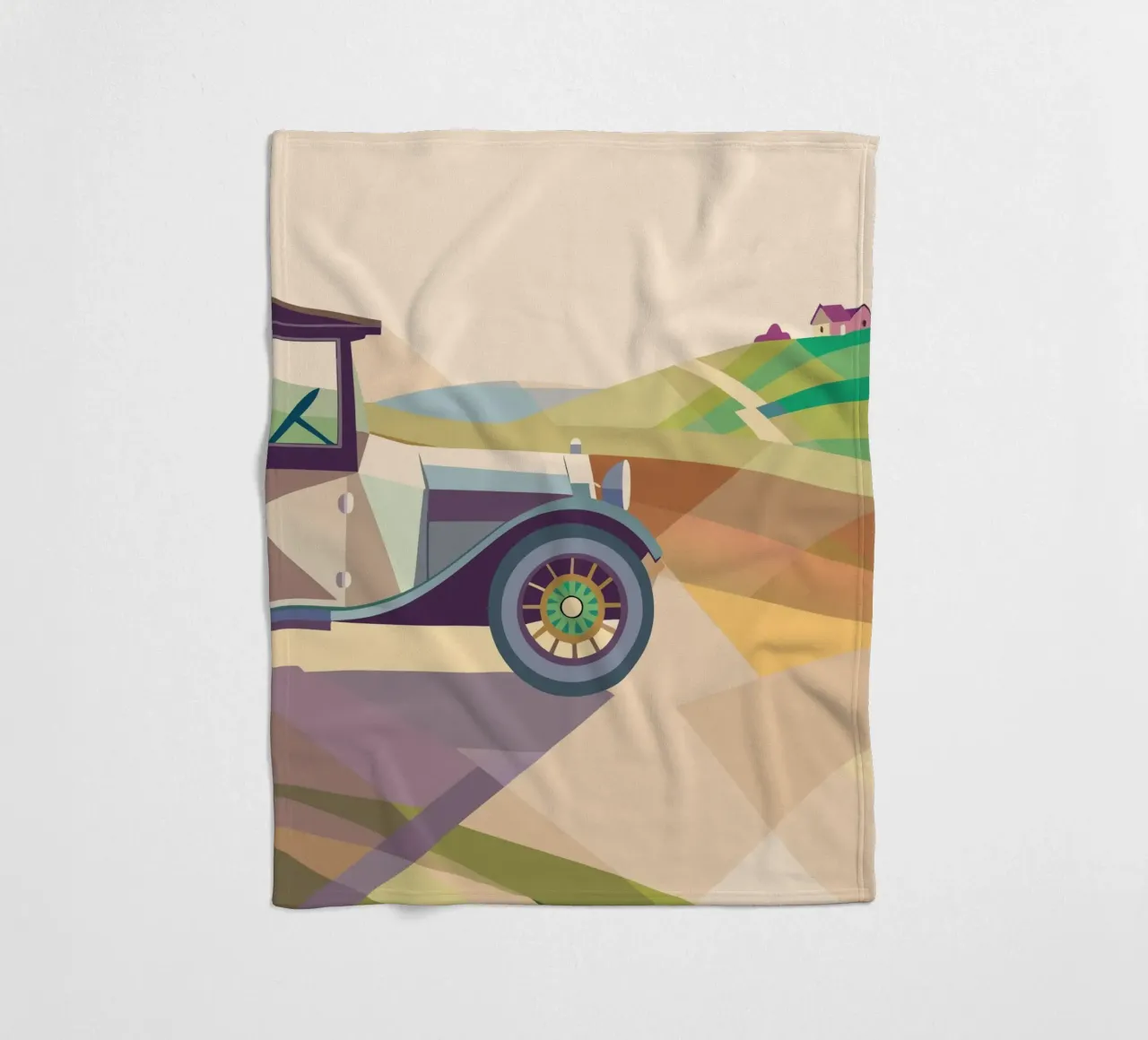 Oldtimer Fleecedecke von POLYGON SPECIAL