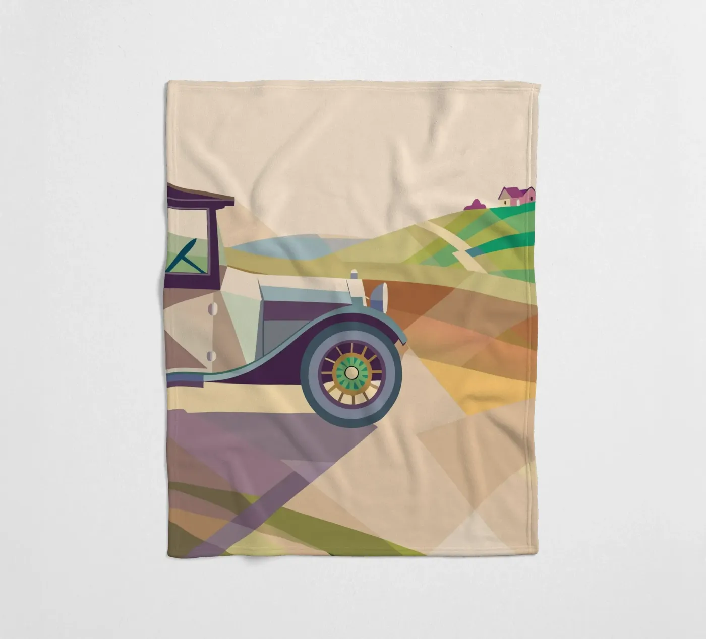 Oldtimer Fleecedecke von POLYGON SPECIAL