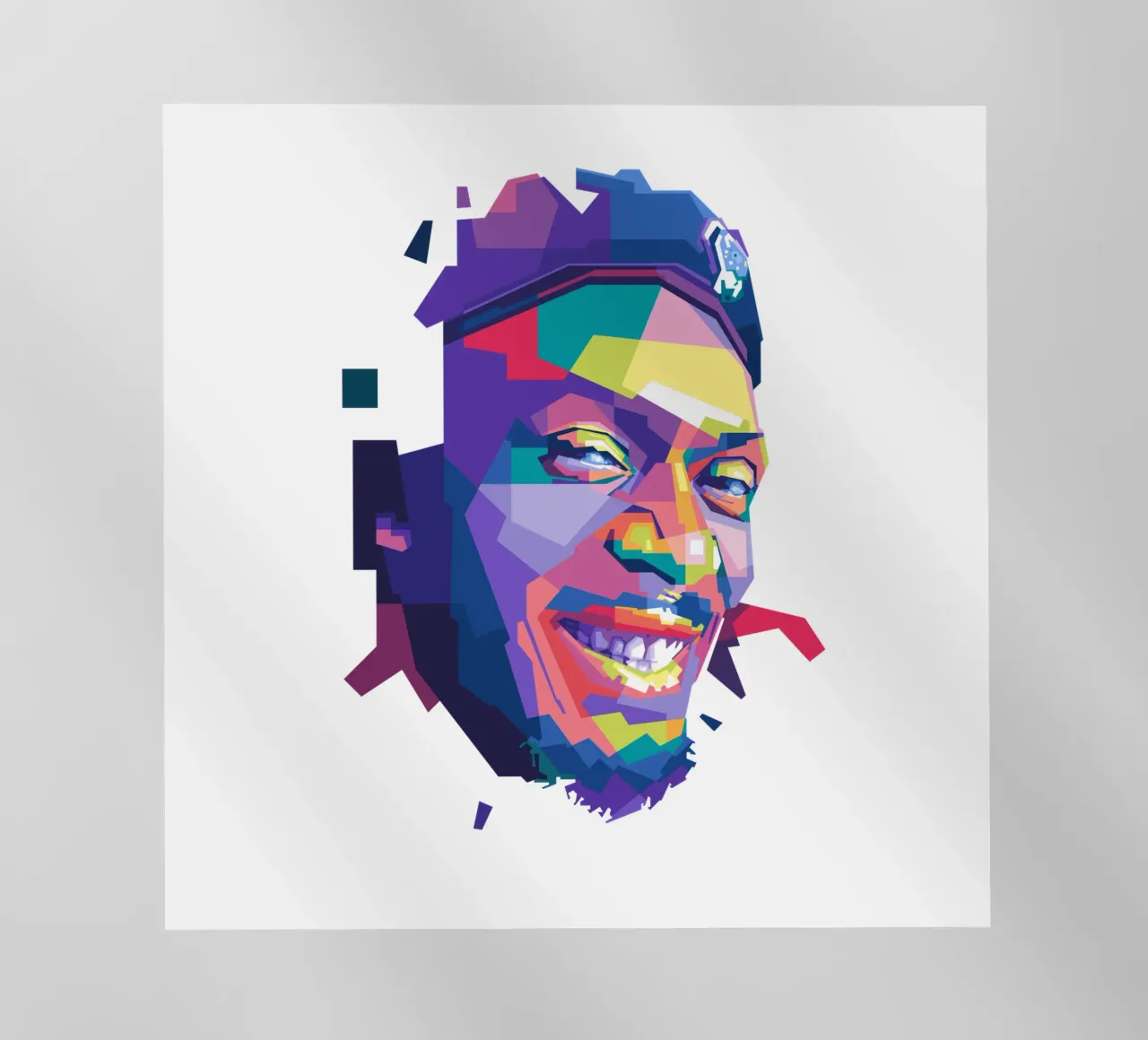 Jimmy Cliff WPAP pellicola backlit da Alkahfsmart