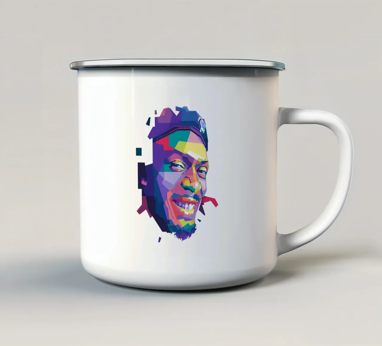 Jimmy Cliff WPAP tazza in smalto da Alkahfsmart