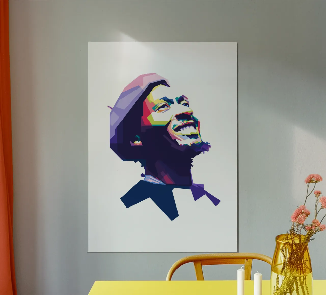 Jimmy Cliff WPAP alluminio dibond da Alkahfsmart