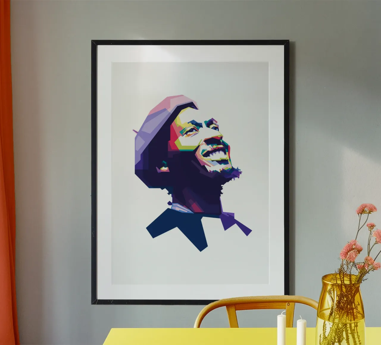 Jimmy Cliff WPAP carta hahnemühle da Alkahfsmart