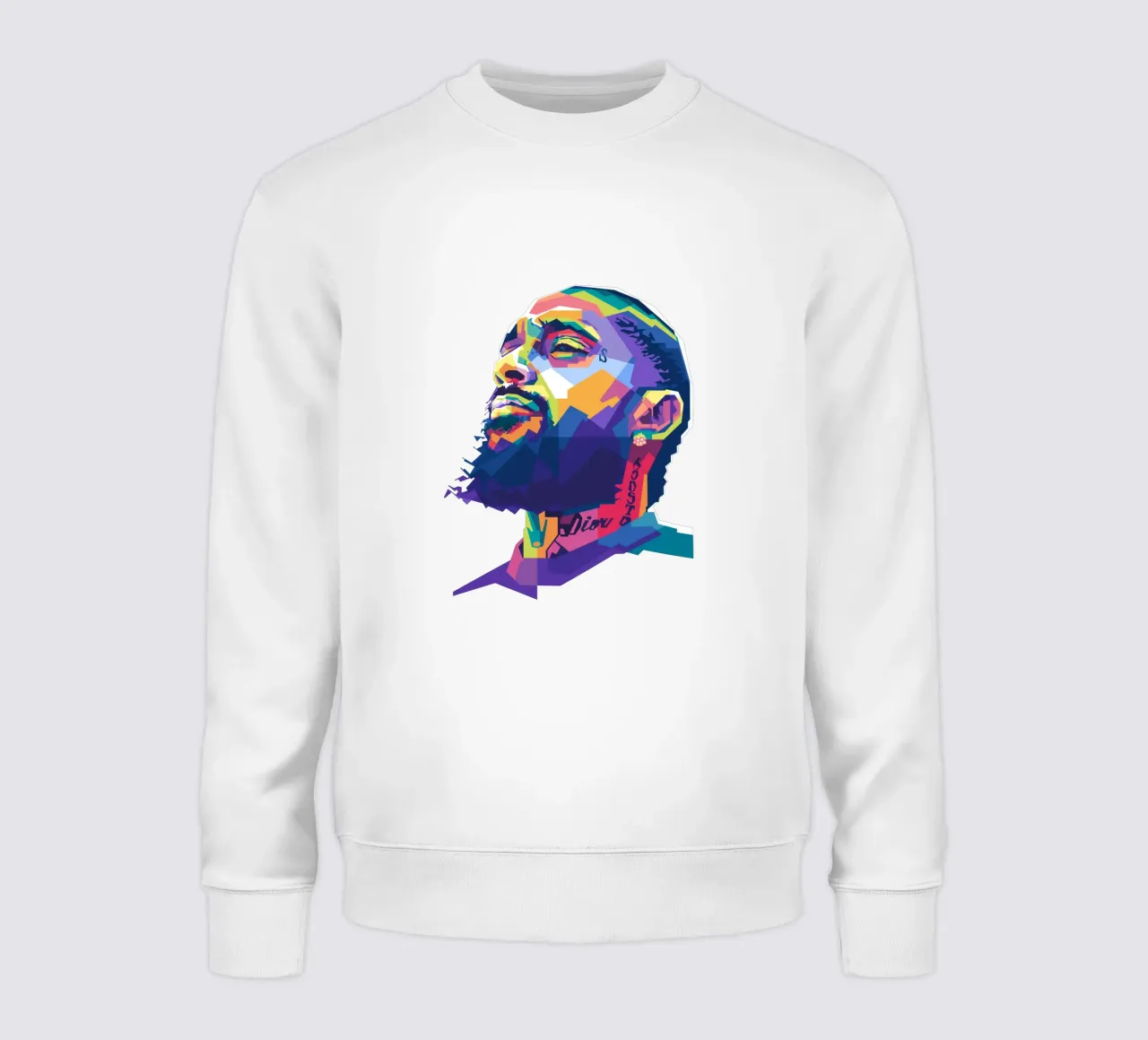 Nipsey Hussle WPAP Fanart Sweatshirt von Alkahfsmart