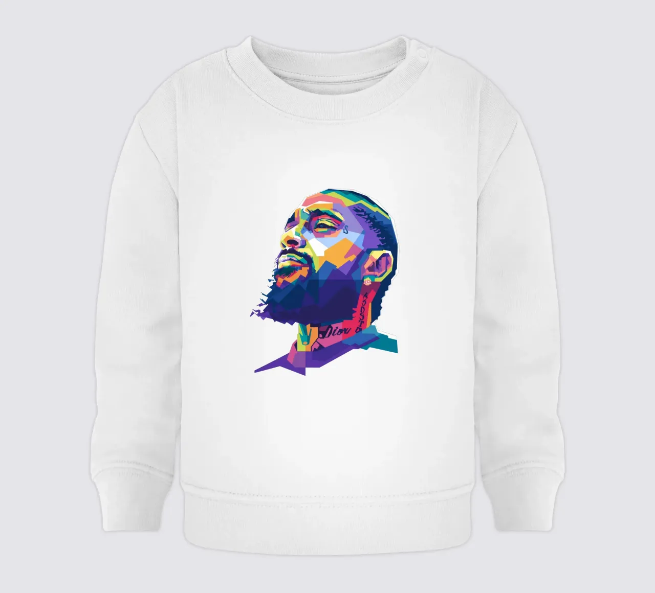 Nipsey Hussle WPAP fanart sweat pour bébé de Alkahfsmart