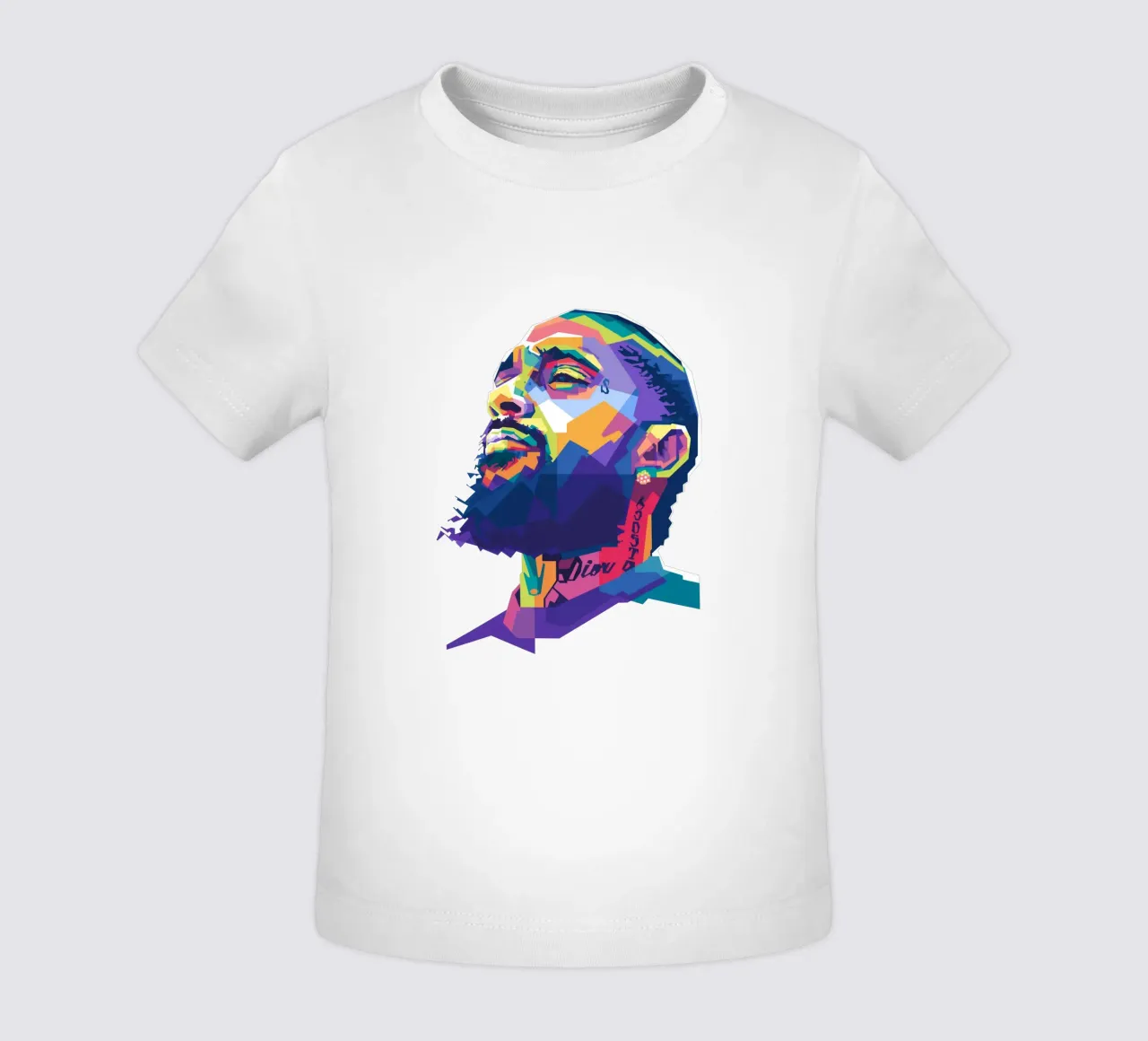Nipsey Hussle WPAP fanart maglietta neonato da Alkahfsmart