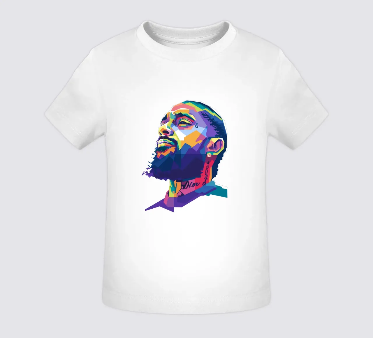 Nipsey Hussle WPAP fanart maglietta neonato da Alkahfsmart