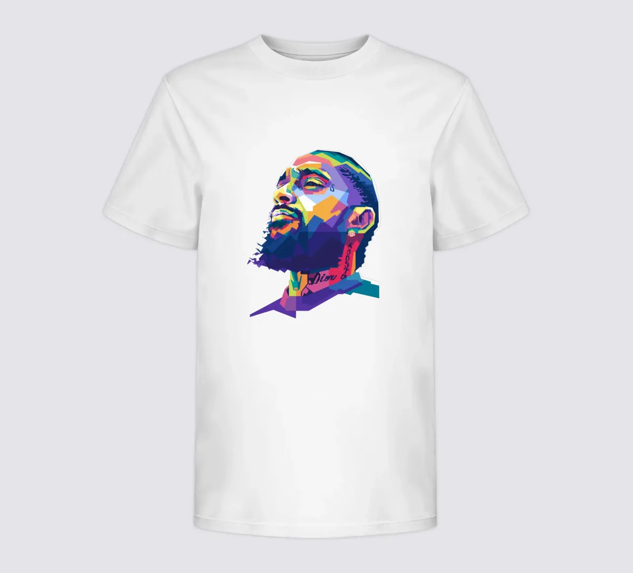 Nipsey Hussle WPAP fanart t-shirt bambini da Alkahfsmart