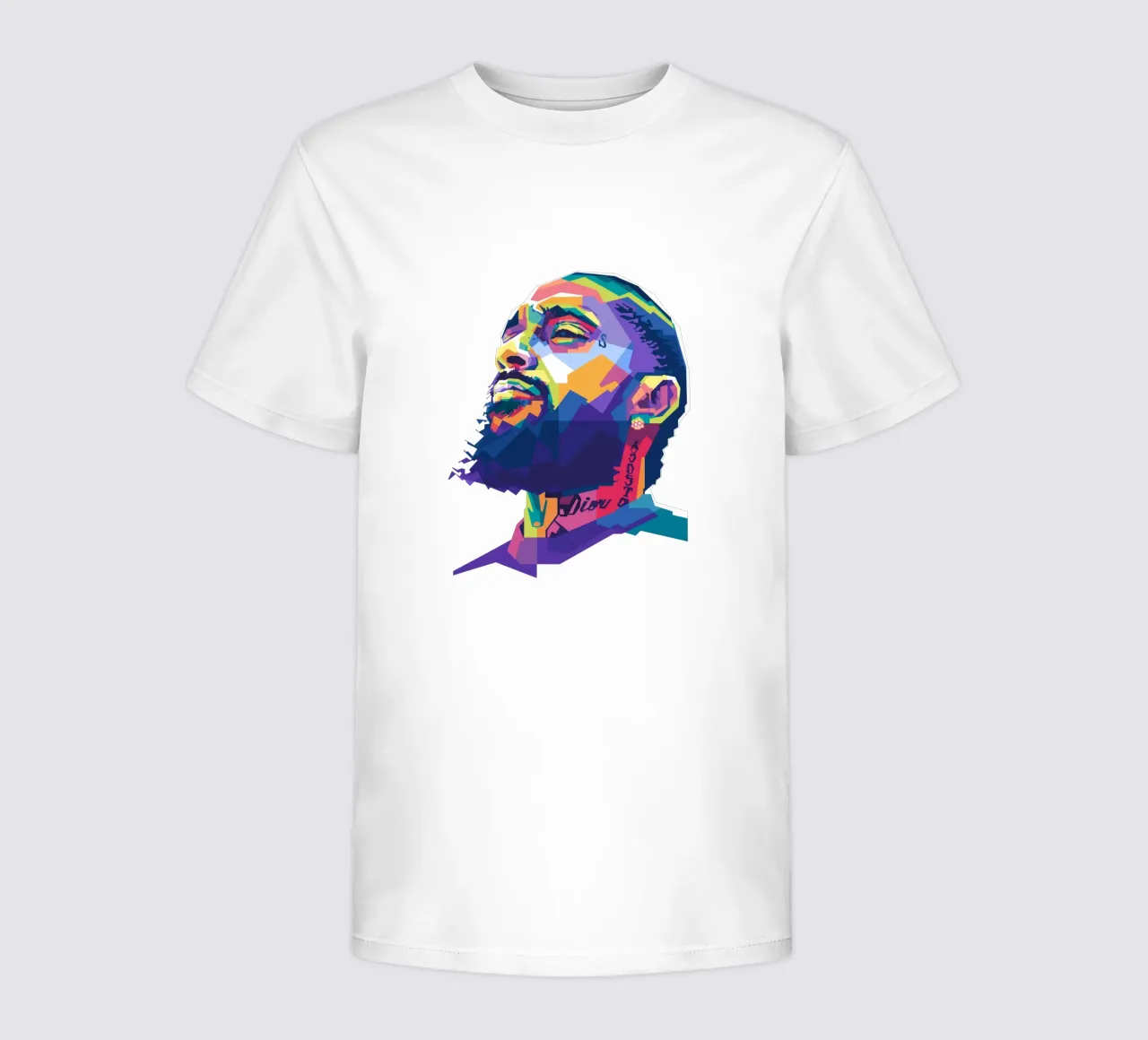 Nipsey Hussle WPAP fanart t-shirt bambini da Alkahfsmart