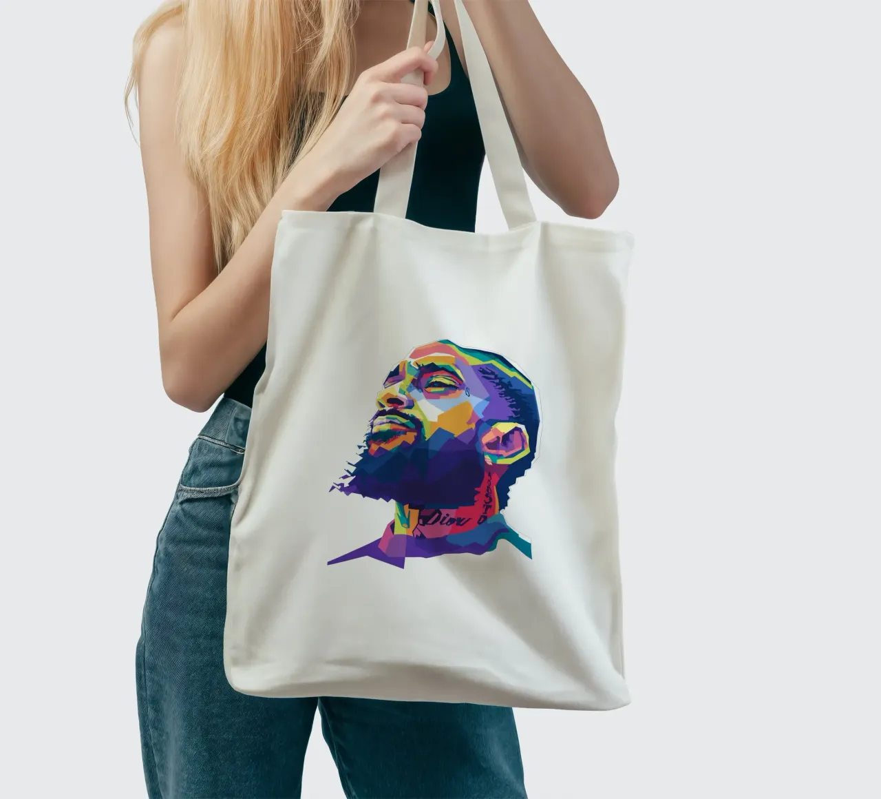 Nipsey Hussle WPAP fanart borsa in juta da Alkahfsmart