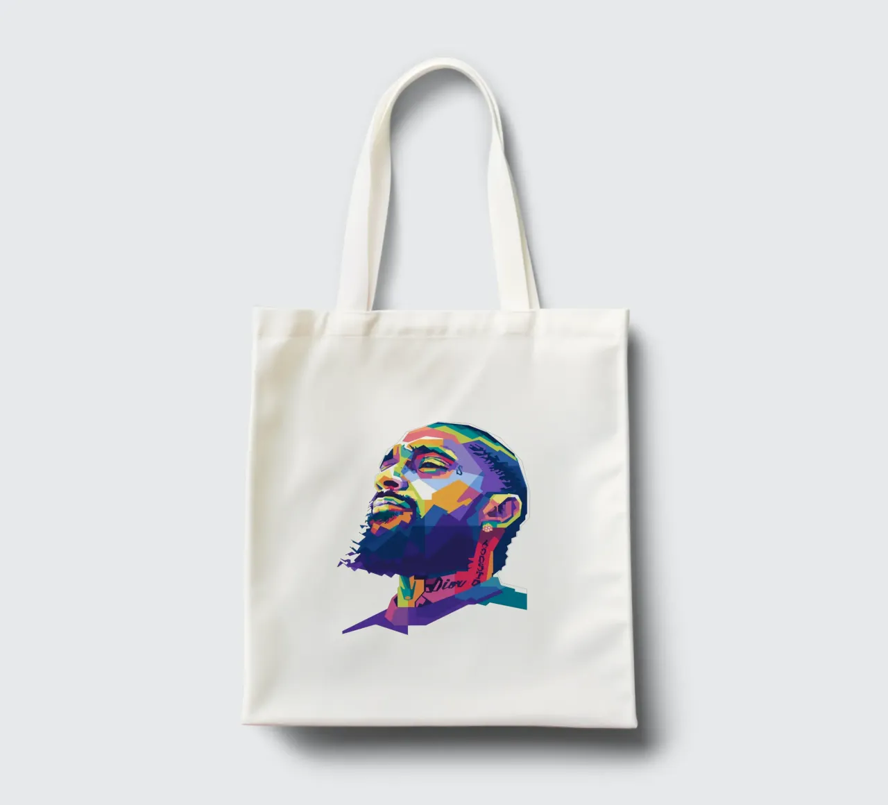 Nipsey Hussle WPAP fanart borsa in juta da Alkahfsmart