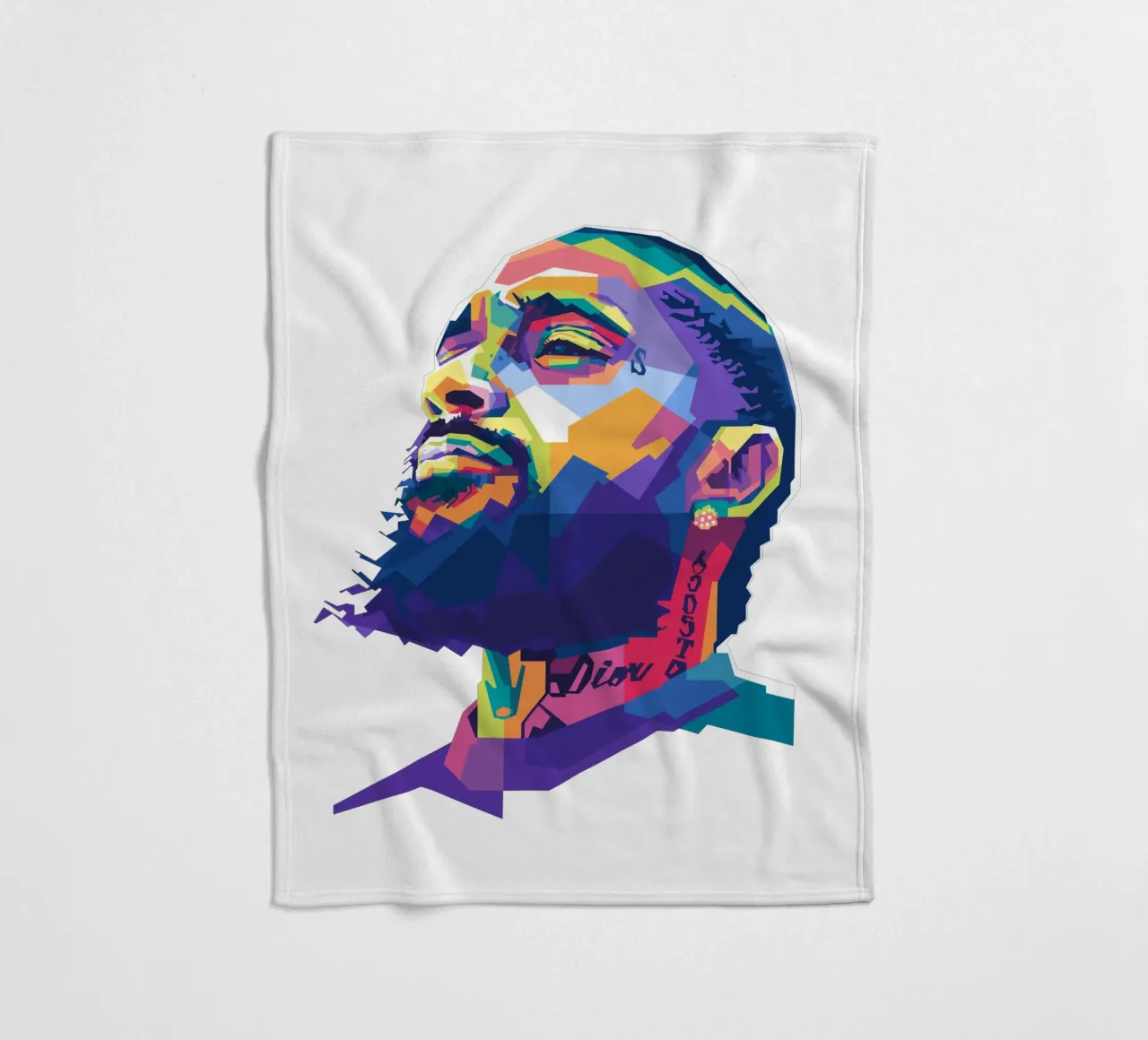 Nipsey Hussle WPAP fanart coperta in pile da Alkahfsmart