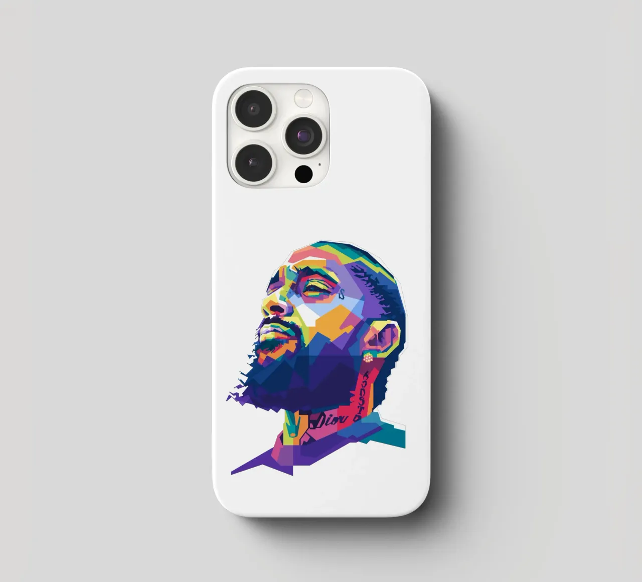 Nipsey Hussle WPAP Fanart iPhone Hülle von Alkahfsmart