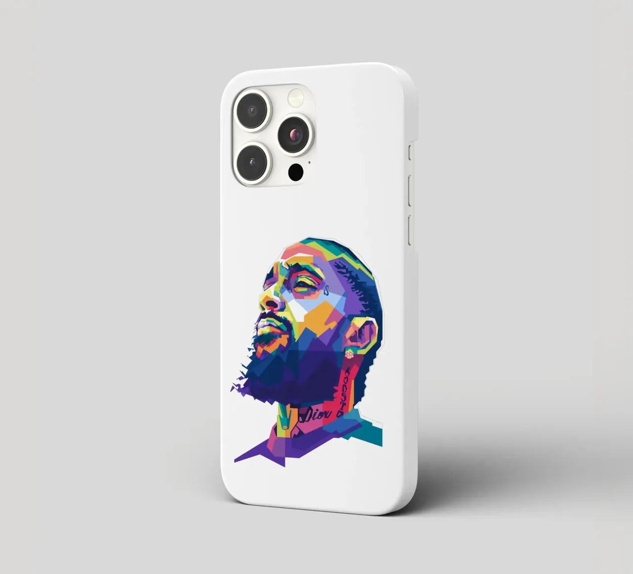 Nipsey Hussle WPAP Fanart iPhone Hülle von Alkahfsmart