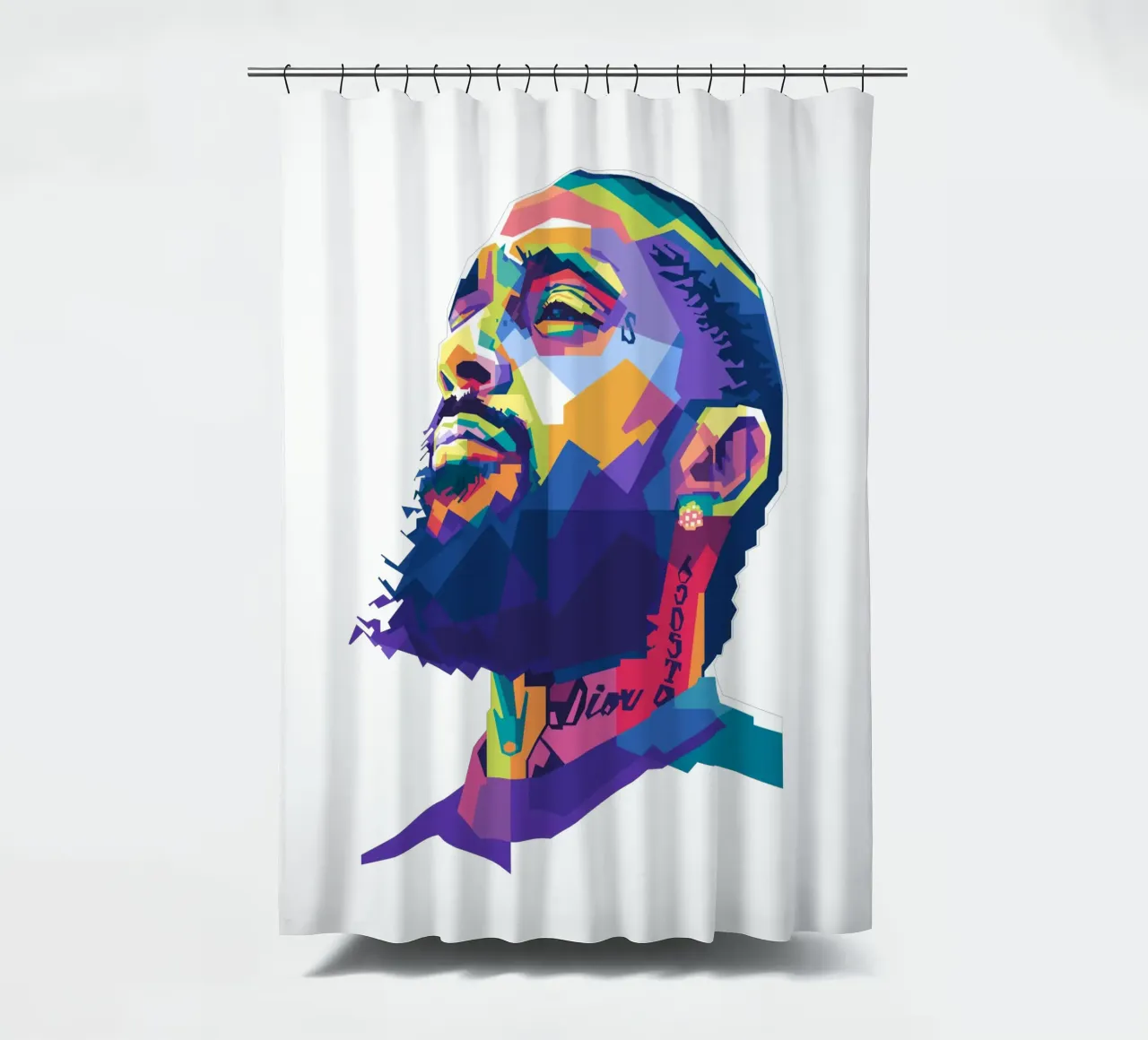Nipsey Hussle WPAP fanart tenda da doccia da Alkahfsmart