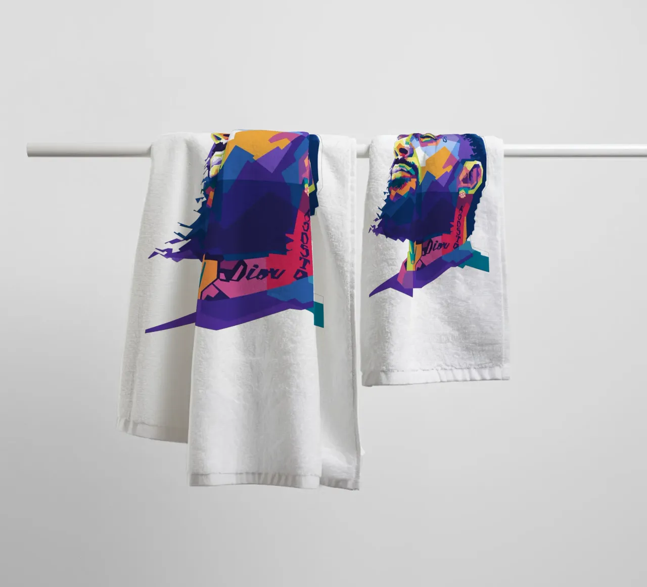 Nipsey Hussle WPAP Fanart Handtuch von Alkahfsmart