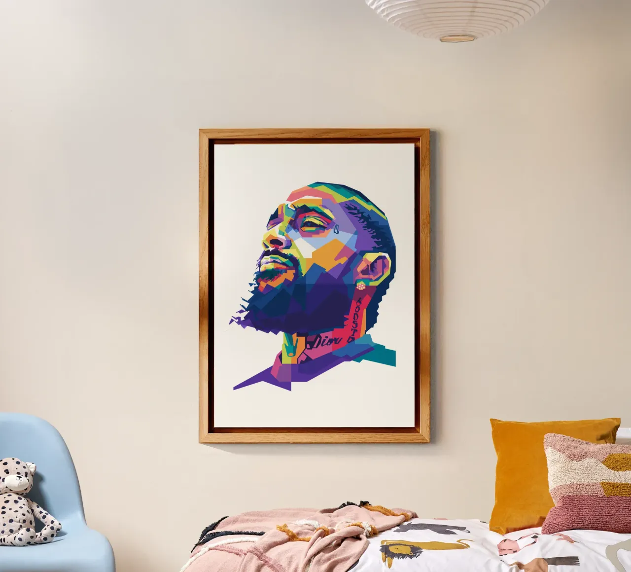 Nipsey Hussle WPAP fanart pannello forex da Alkahfsmart