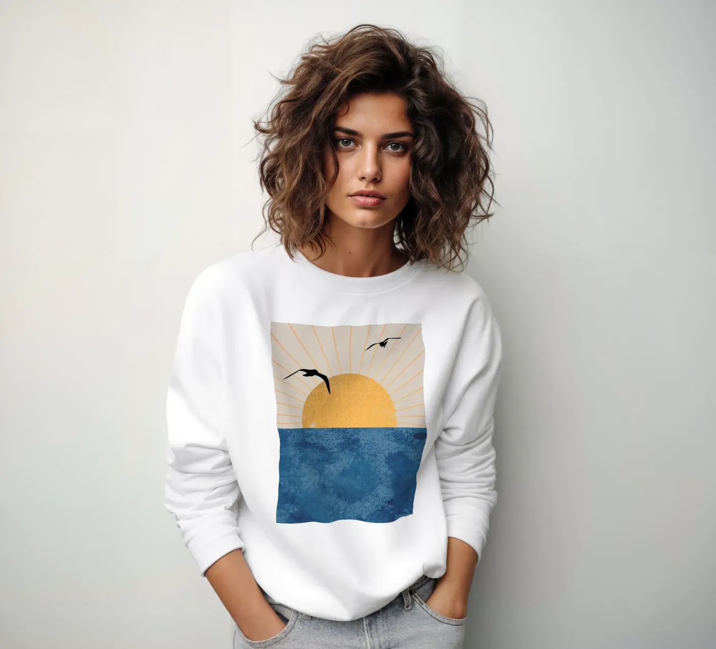 Sunset Flight sweatshirt by Wild Colors Gallery