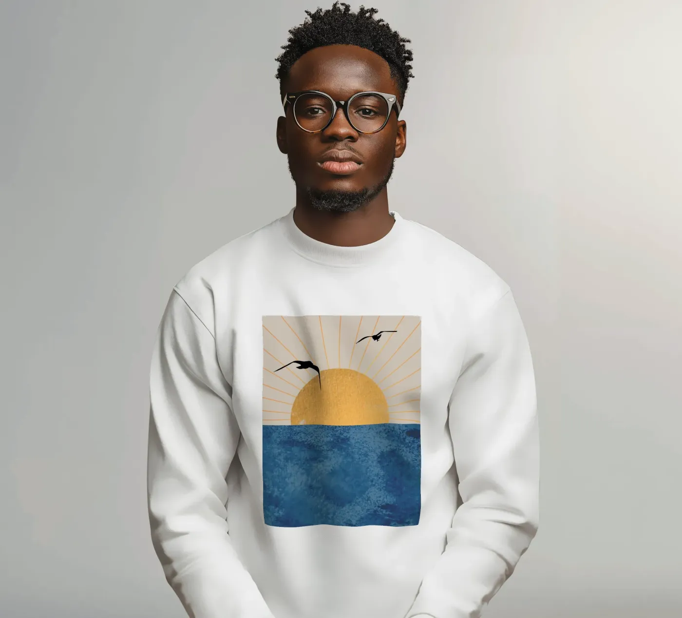 Sunset Flight sweatshirt by Wild Colors Gallery