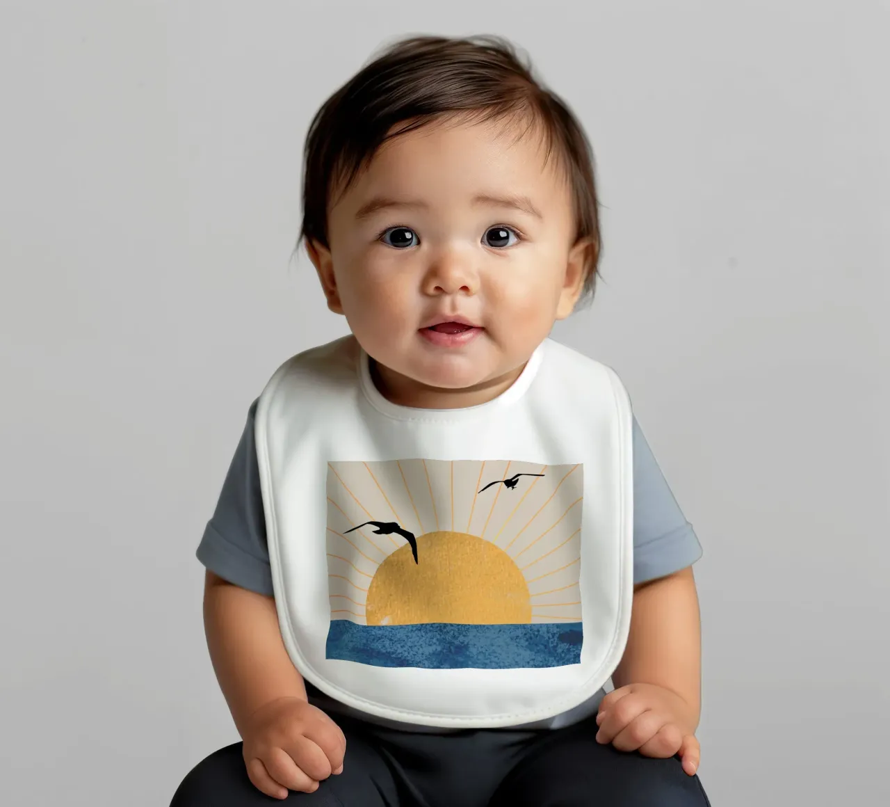 Sunset Flight bavaglino da Wild Colors Gallery