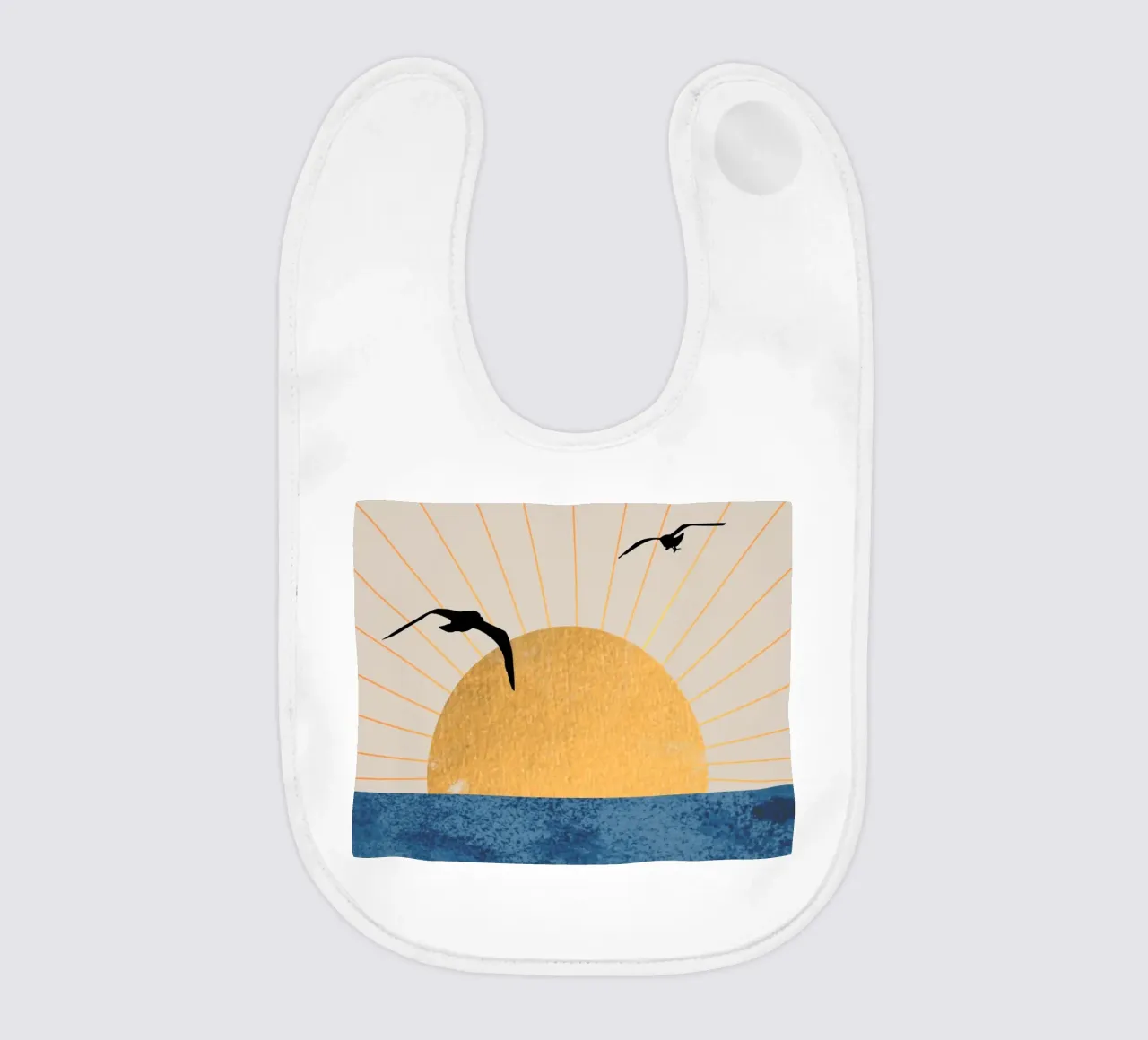 Sunset Flight bavaglino da Wild Colors Gallery