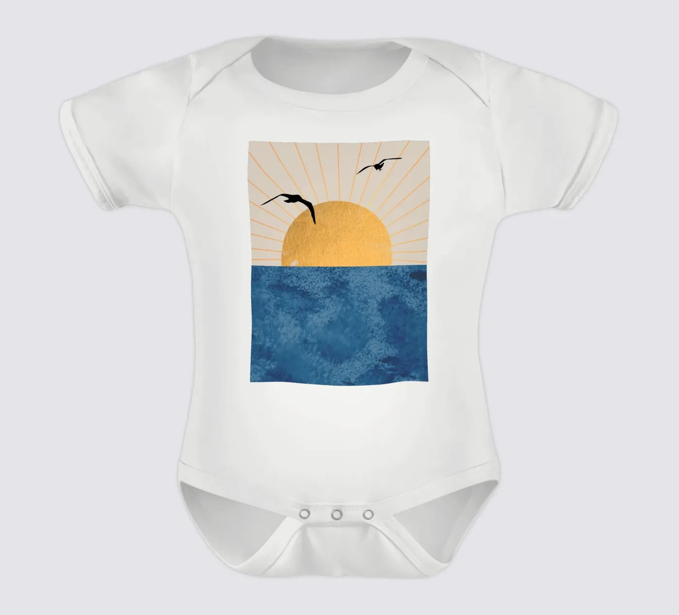 Vol au coucher du soleil body bébé de Wild Colors Gallery