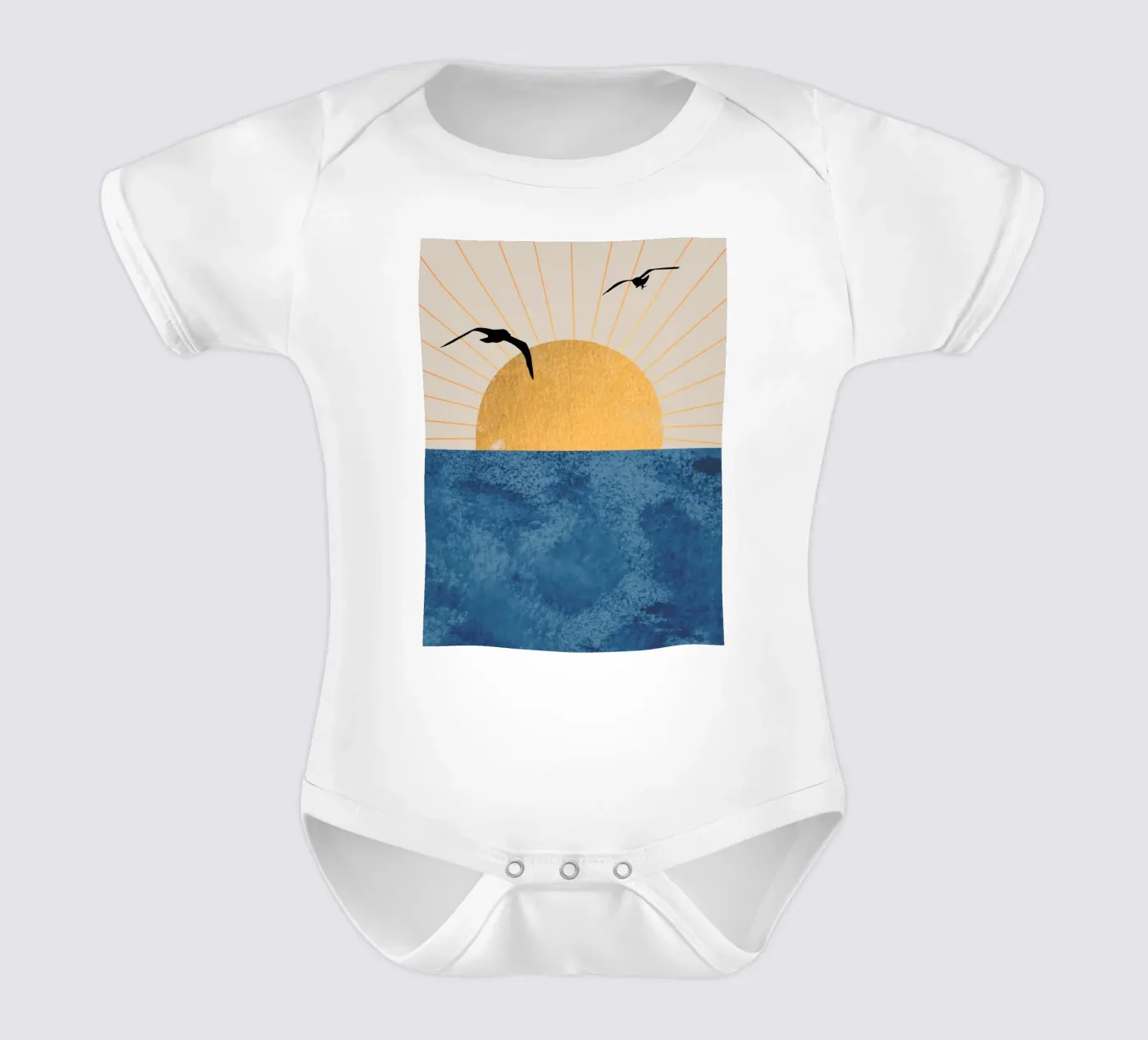 Vol au coucher du soleil body bébé de Wild Colors Gallery