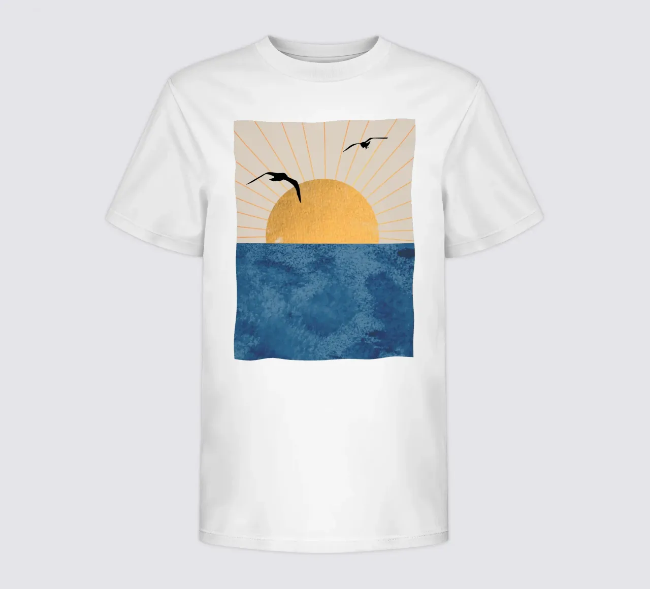 Volo al tramonto t-shirt bambini da Wild Colors Gallery
