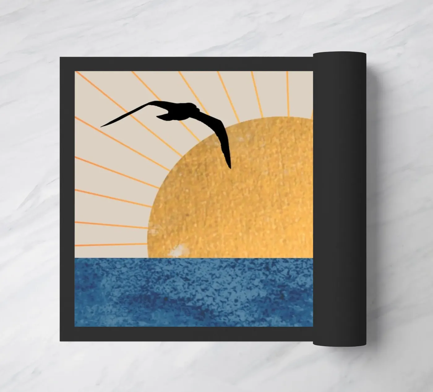 Sunset Flight doormat by Wild Colors Gallery