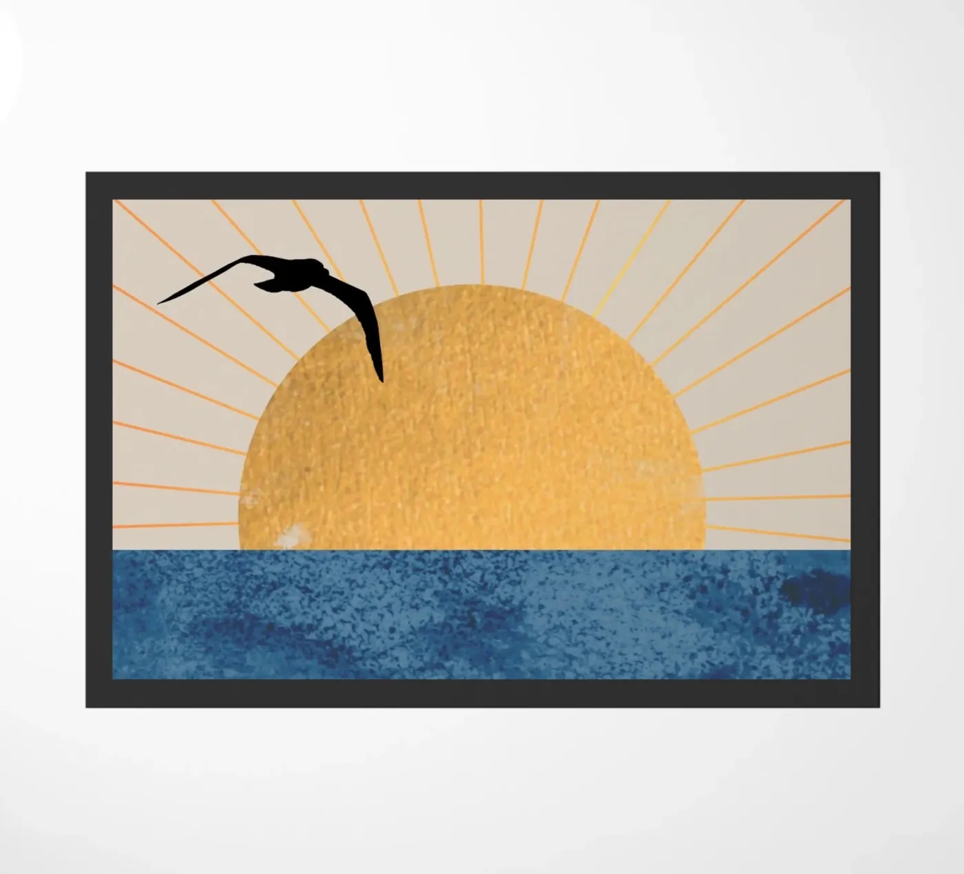 Sunset Flight Fußmatte von Wild Colors Gallery