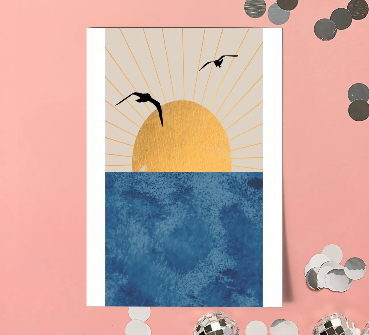 Sunset Flight sticker sheet by Wild Colors Gallery