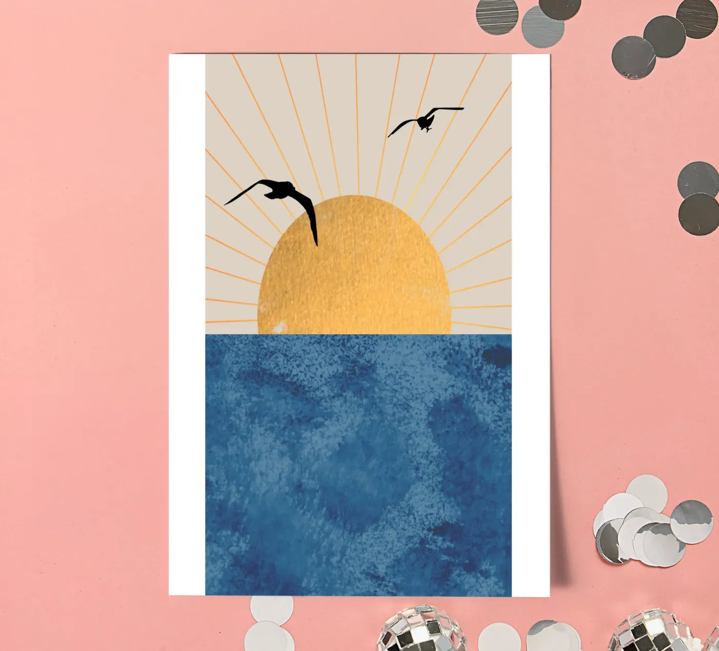 Sunset Flight sticker sheet by Wild Colors Gallery