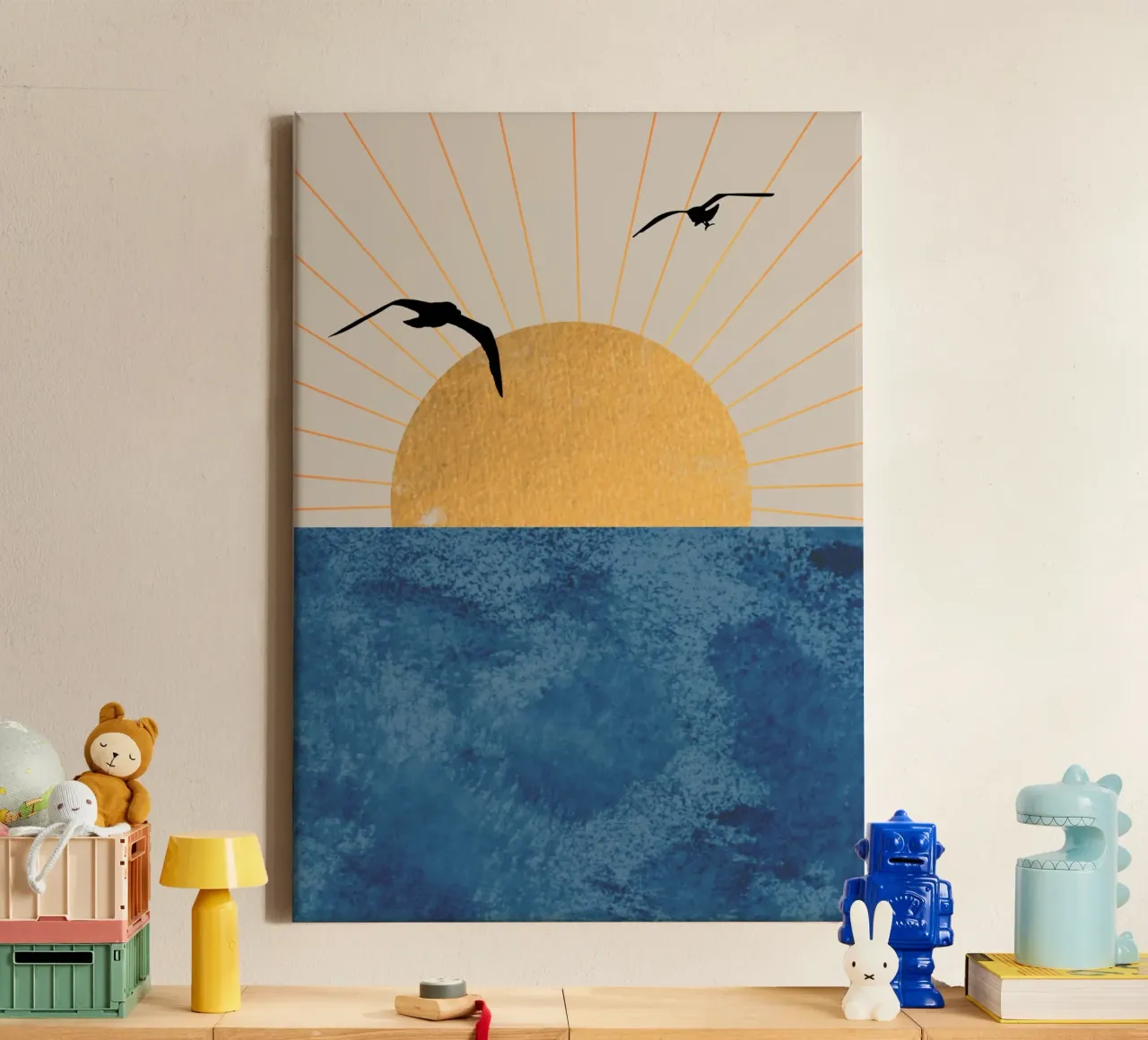 Sunset Flight canvas by Wild Colors Gallery
