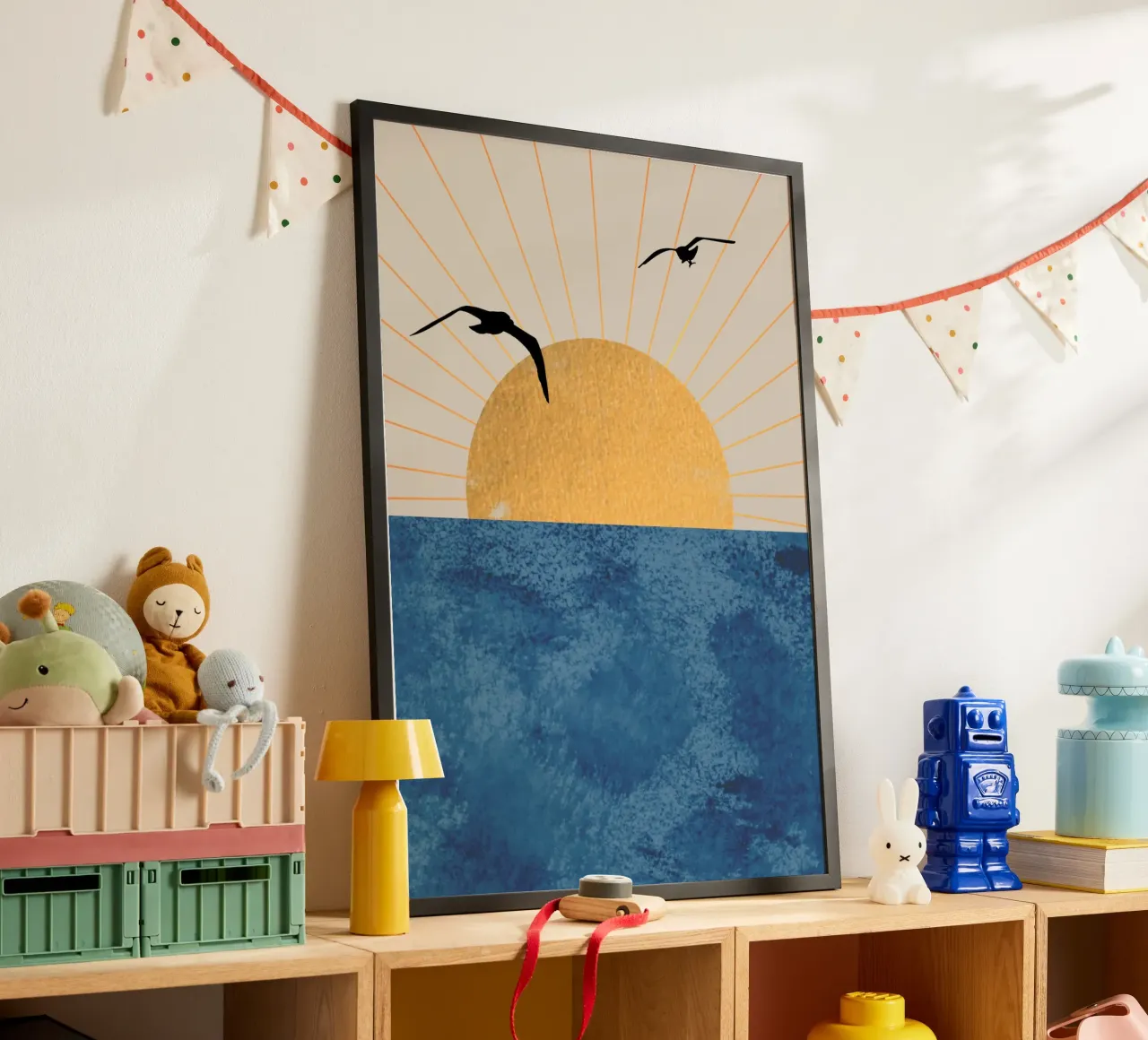 Sunset Flight poster by Wild Colors Gallery