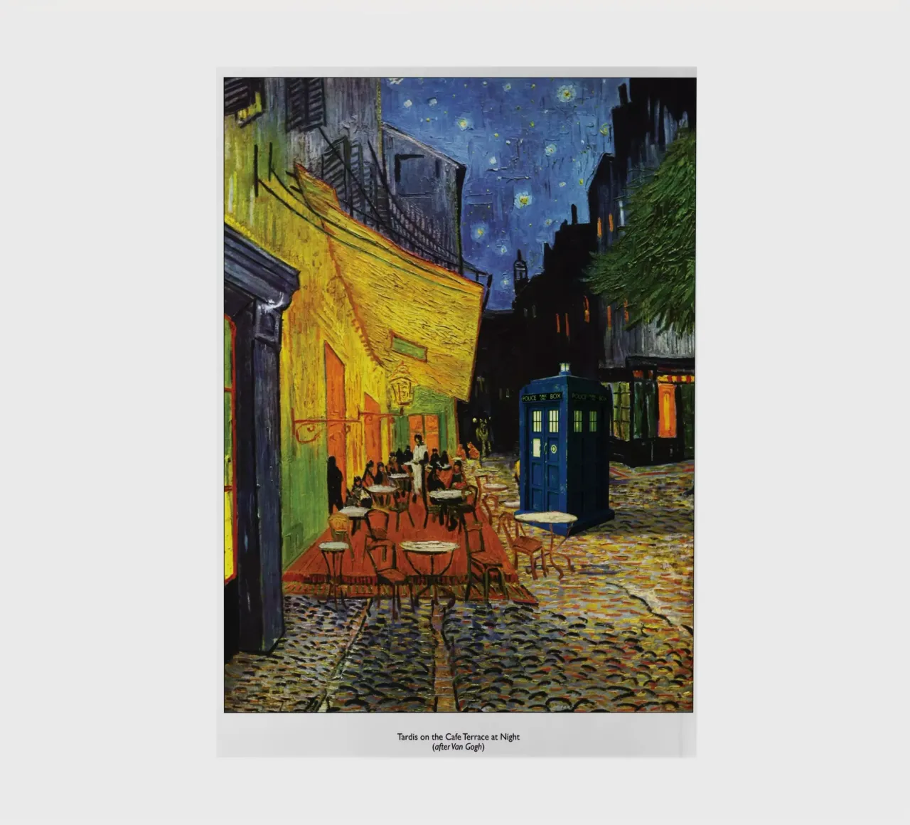 Sci Fi Mashup Print - Van Gogh notebook by Mashtup
