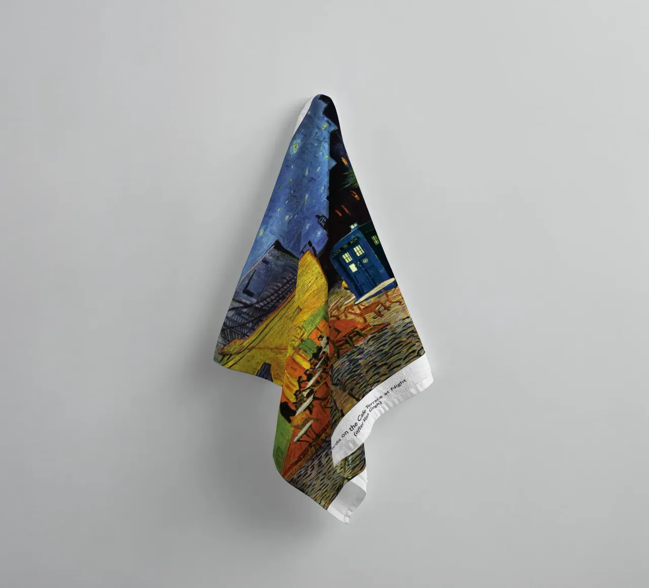 Sci Fi Mashup Print - Van Gogh towel by Mashtup