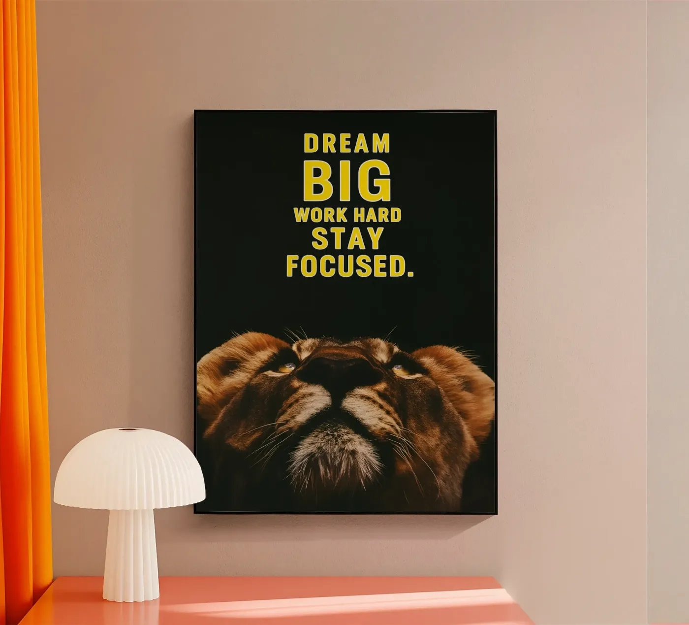 dream big acrylic glass by rapunsell