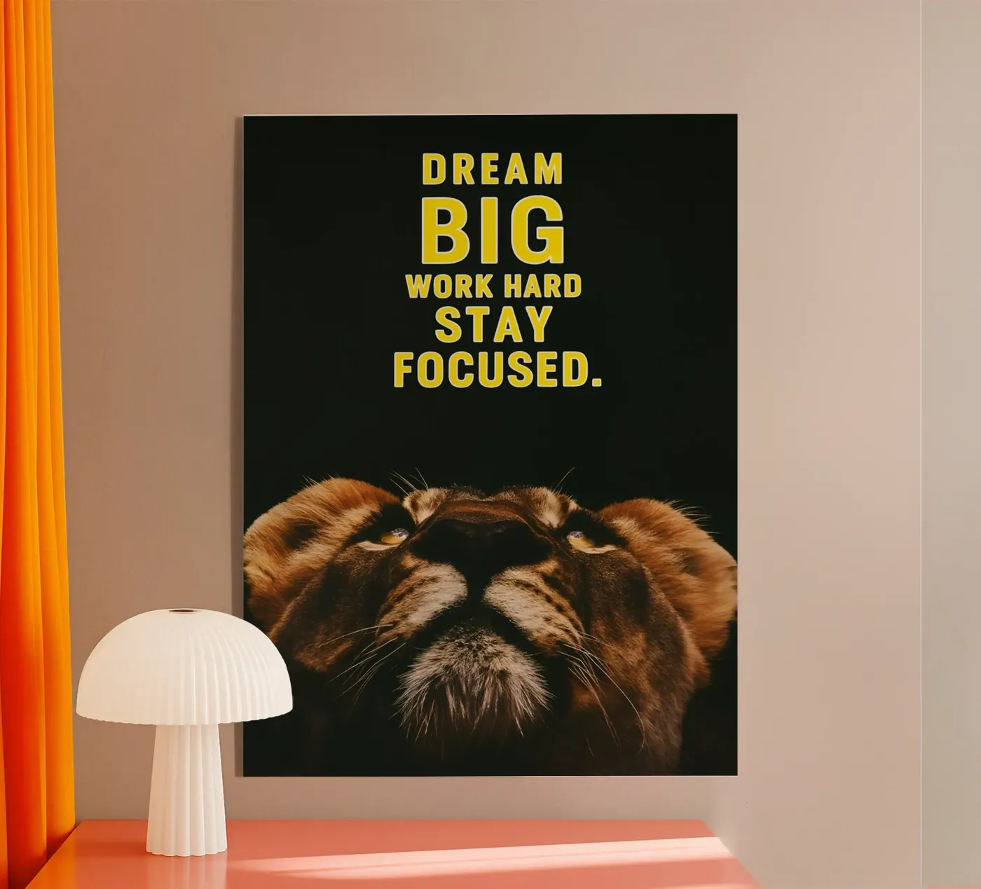 dream big acrylic glass by rapunsell