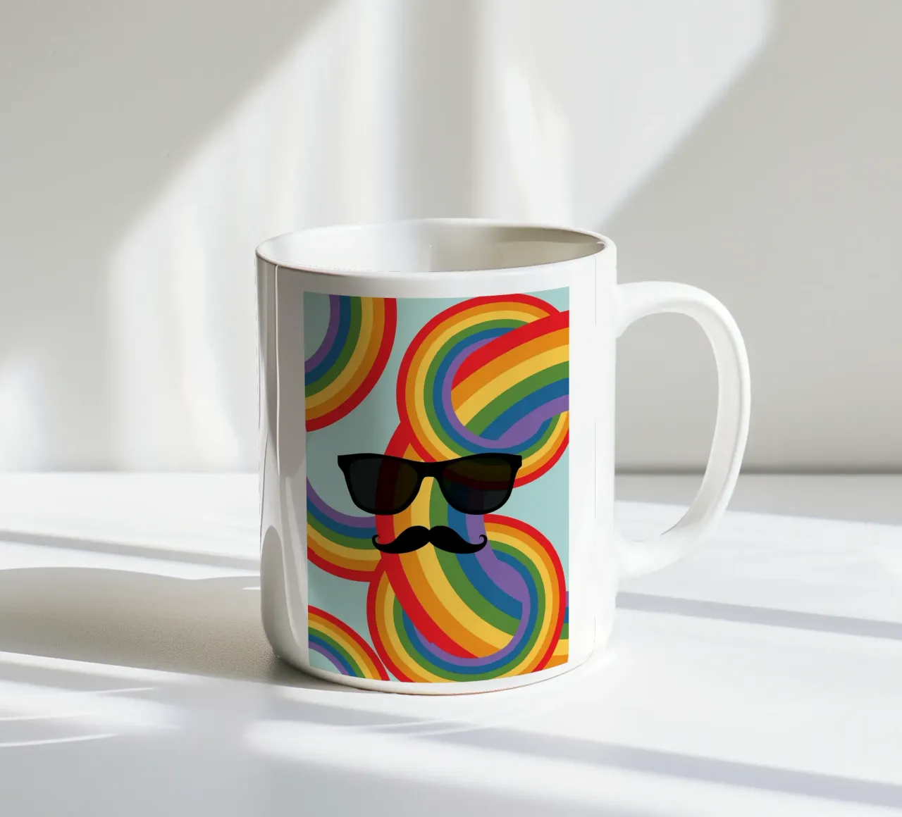 Specifiche dell'arcobaleno tazza in ceramica da The Little Animals Club