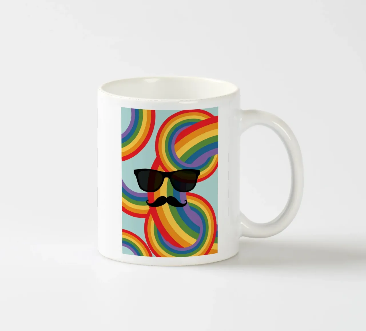 Specifiche dell'arcobaleno tazza in ceramica da The Little Animals Club