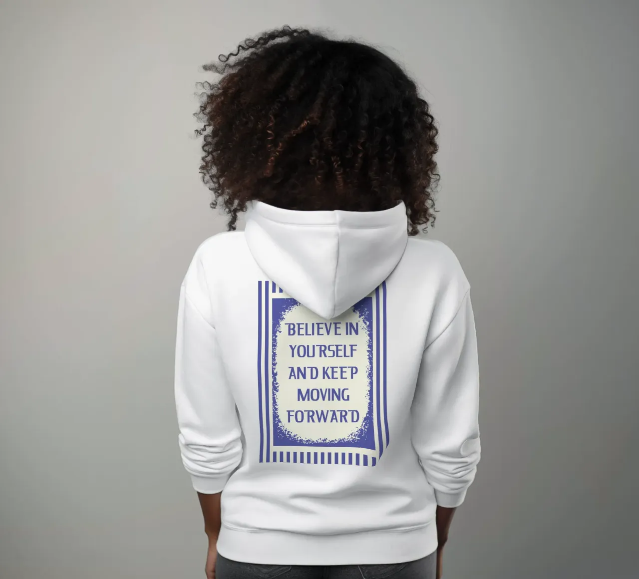 credere in se stessi felpa con cappuccio da rapunsell