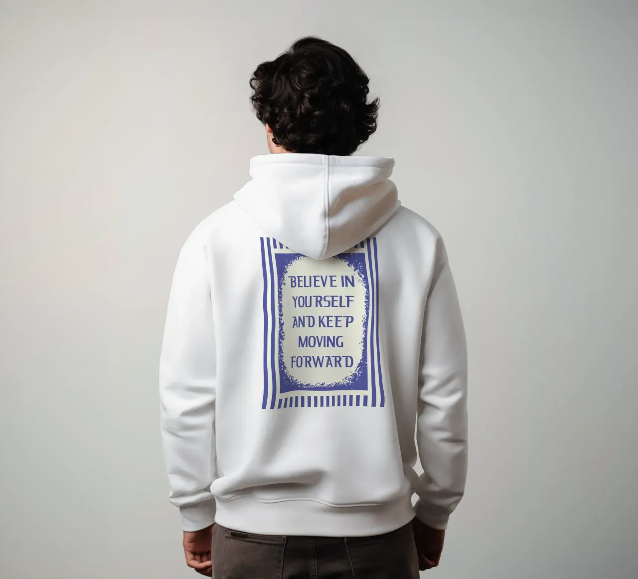 credere in se stessi felpa con cappuccio da rapunsell