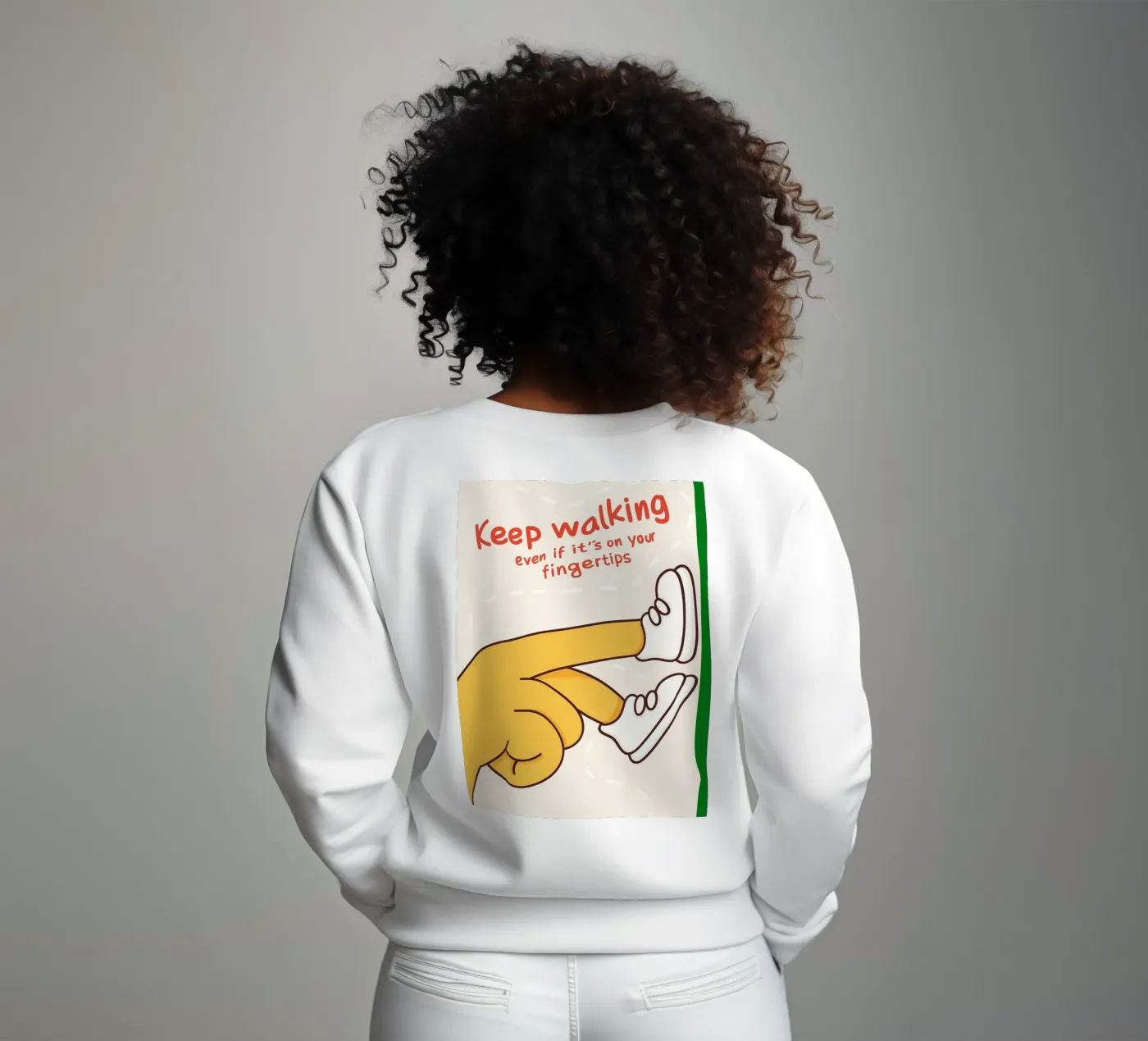 keep walking felpa da rapunsell