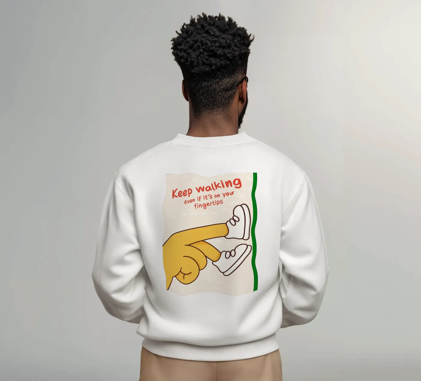 keep walking felpa da rapunsell