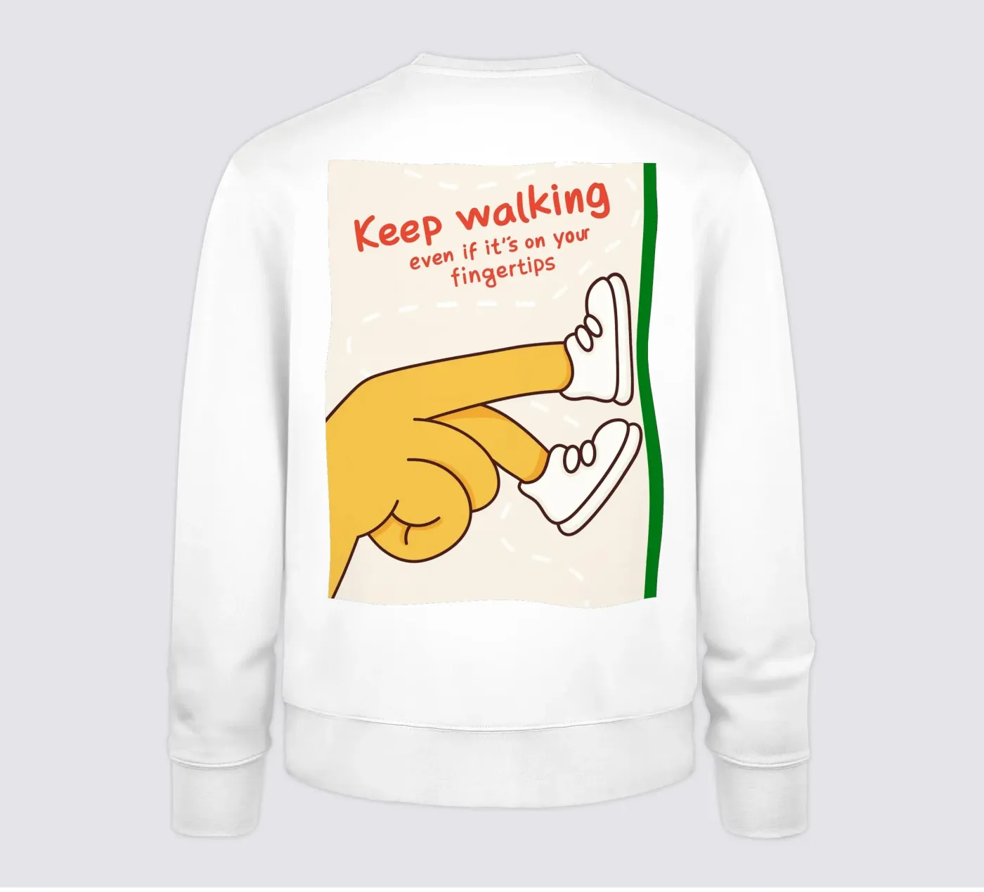 keep walking felpa da rapunsell